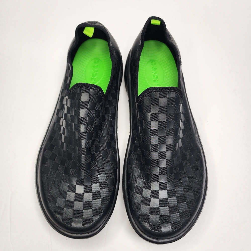 ⭐️⚡️NWOT OOFOS Black Checkered Women's Shoes